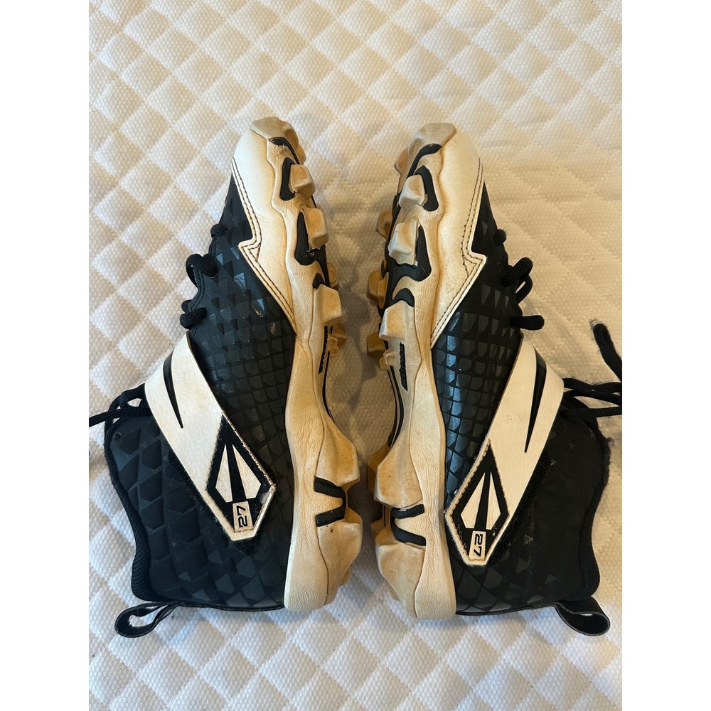 Nike Force Trout 6 Keystone Youth Baseball Cleats Black White AT3441-002 Size 4Y